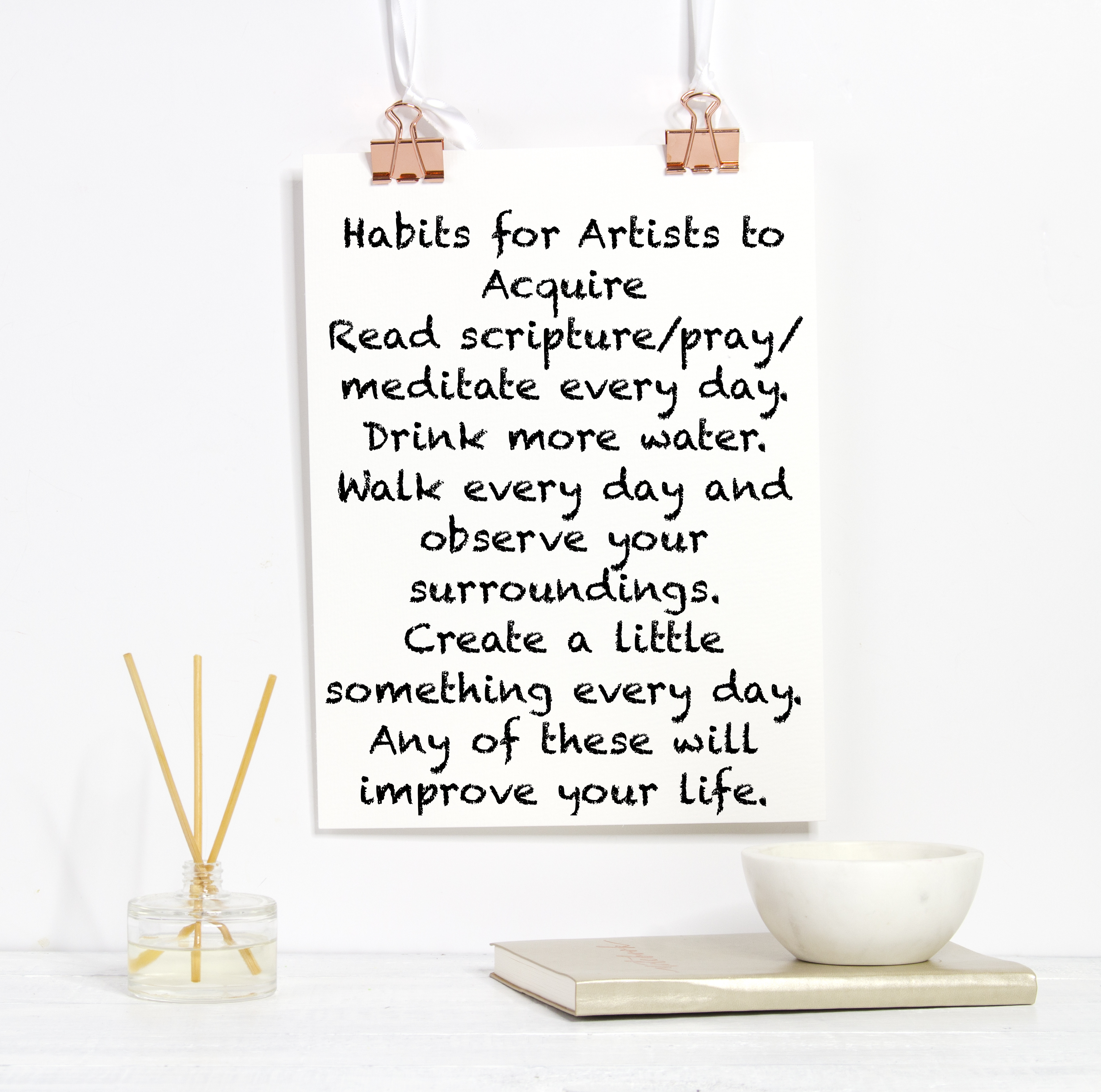 Habits for Writers